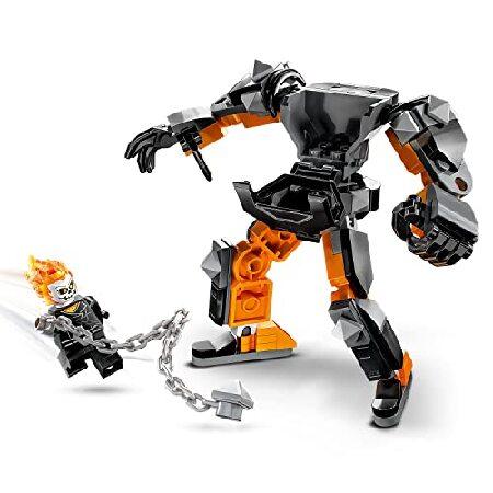 レゴ LEGO Marvel Ghost Rider Mech ＆ Bike 76245， Buildable Motorbike Toy with Movable Action Figure， Super Hero Building Set， Gift for Kids， Boys and_2