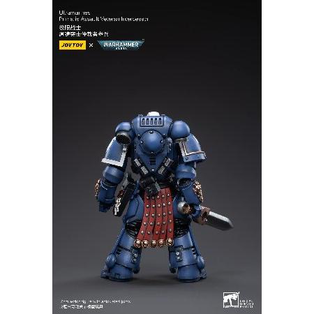 BLOOMAGE JOYTOY (北京) TECH ウォーハンマー 40k:ウルトラマリン プリマリス アサルト獣医 インターセザー 1:18スケール アクションフィギュア_2