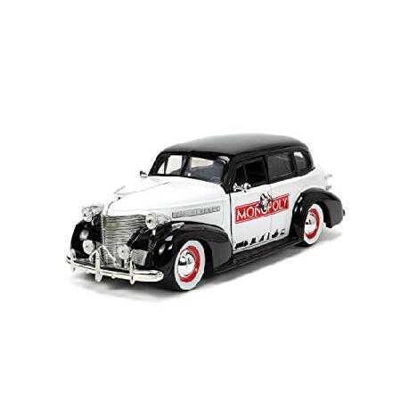 ジャダトイズ Jada Toys Mr. Monopoly 1:24 1939 Chevrolet Master Deluxe Die-cast Car w/ 2.75\" Rich Uncle Pennybags Figure, Toys for Kids and Adults (332"_3