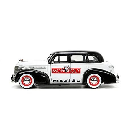 ジャダトイズ Jada Toys Mr. Monopoly 1:24 1939 Chevrolet Master Deluxe Die-cast Car w/ 2.75\" Rich Uncle Pennybags Figure, Toys for Kids and Adults (332"_4
