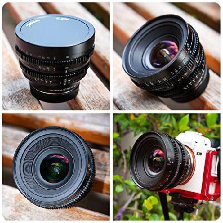 7Artisans 12mm T2.9 大口径 APS-C 超広角シネレンズ、手動固定焦点低