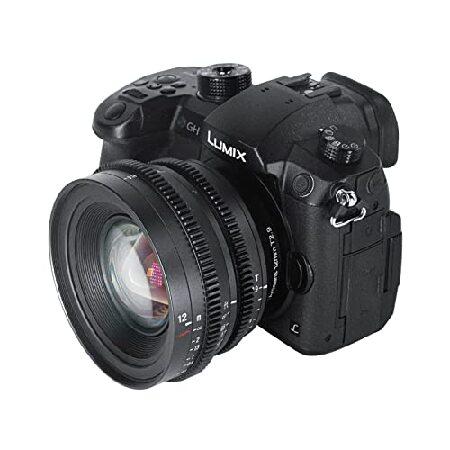 7Artisans 12mm T2.9 大口径 APS-C 超広角シネレンズ、手動固定焦点低