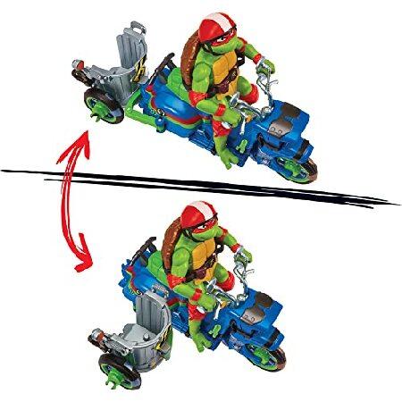 Playmates Toys ティーンエイジ・ミュータント・ニンジャ・タートルズ ミュータントメイヘムバトルサイクル ラファエルフィギュア
