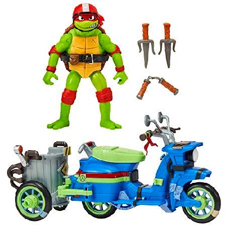 Playmates Toys ティーンエイジ・ミュータント・ニンジャ・タートルズ ミュータントメイヘムバトルサイクル ラファエルフィギュア