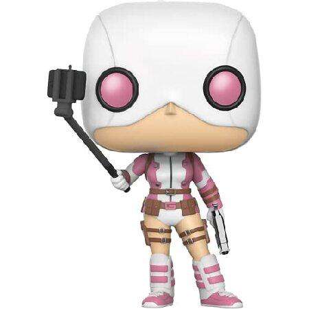Selfie Gwenpool (2017 Summer Con Exc): P o p ! ビニールフィギュアバンドル 互換性のある「ToysDiva」グラフィックプロテクター1枚付き (232-14537 - B)の画像