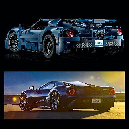 レゴ LEGO Technic 2022 Ford GT Building Set for Adults - Gifts for Christmas - Collectible Kit W/Authentic Features， Ages 18+ - 1:12 Scale - Display a_2