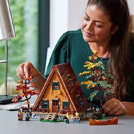 レゴ Lego Ideas 21338， Cabana en A， Bloques de Construcci?n para Adultos y Adolescentes， Set de Jugetes Creativos， Idea Regalo para el D?a del Ni?o， M_5