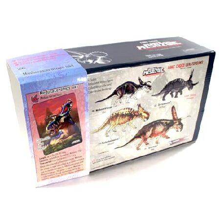 中生代の獣:メドゥサケラトプス ロキイ (ファンズチョイス) - 1/18スケール 恐竜 アクションフィギュア -12インチ 関節式 コレクター用ミニチュア、手描き_5