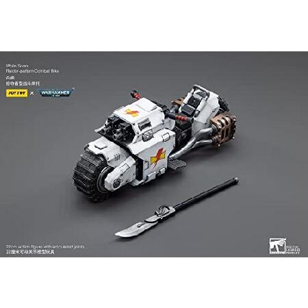 JOYTOY ウォーハンマー40000 ホワイトスカー コンバットバイク・レイダー 1/18スケール ABS＆PVC製 塗装済み 可動フィギュア_1