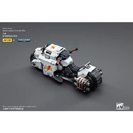 JOYTOY ウォーハンマー40000 ホワイトスカー コンバットバイク・レイダー 1/18スケール ABS＆PVC製 塗装済み 可動フィギュア_2
