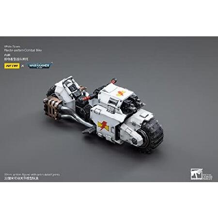 JOYTOY ウォーハンマー40000 ホワイトスカー コンバットバイク・レイダー 1/18スケール ABS＆PVC製 塗装済み 可動フィギュア_3