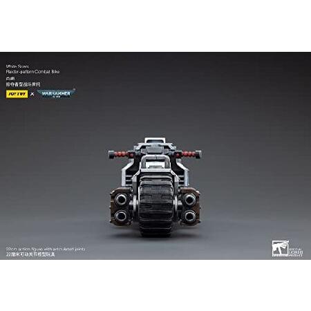 JOYTOY ウォーハンマー40000 ホワイトスカー コンバットバイク・レイダー 1/18スケール ABS＆PVC製 塗装済み 可動フィギュア_4