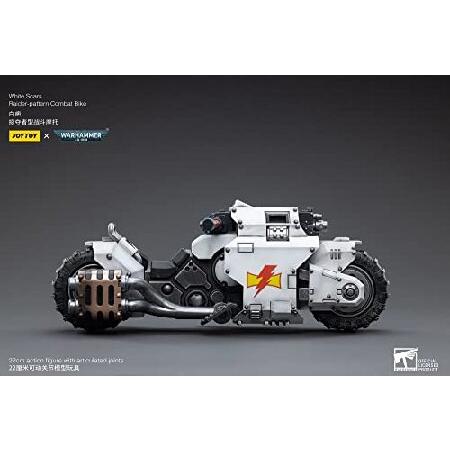 JOYTOY ウォーハンマー40000 ホワイトスカー コンバットバイク・レイダー 1/18スケール ABS＆PVC製 塗装済み 可動フィギュア_5