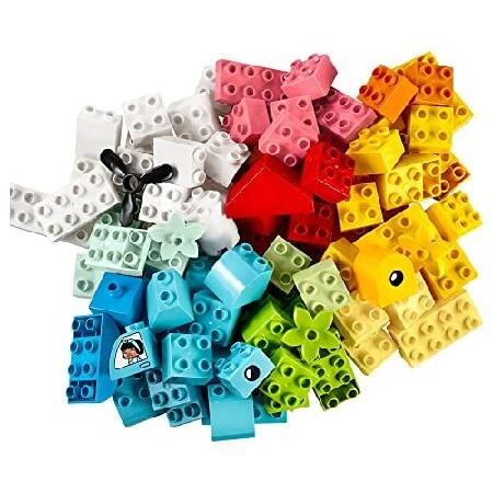 レゴ LEGO DUPLO Classic Heart Box， First Bricks Building Toy， Educational Activity and Development Set， Early Learning Toys for Toddlers 1.5-3 Years O_1