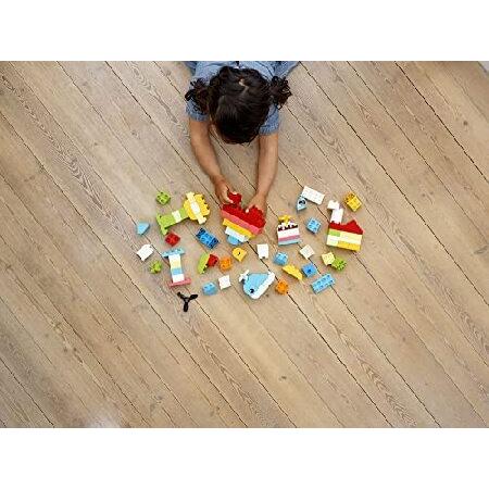 レゴ LEGO DUPLO Classic Heart Box， First Bricks Building Toy， Educational Activity and Development Set， Early Learning Toys for Toddlers 1.5-3 Years O_4