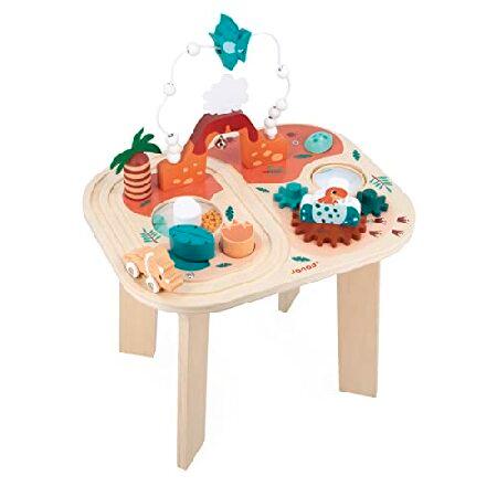 Janod - Dino Dinosaur Activity Table 15.74 x 12.59 20.47 Sorting