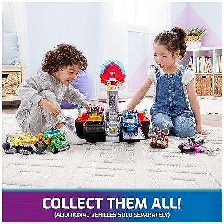 PAW Patrol: The Mighty Movie, Aircraft Carrier HQ, with Chase Action Figure and Mighty Pups Cruiser, Kids Toys for Boys ＆ Girls 3+の画像