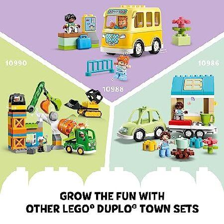 レゴ LEGO DUPLO Town Recycling Truck 10987 Building Toy Set， Learn Through Play with This STEM Creative Birthday Gift for Toddlers， Boys， Girls Ages 2