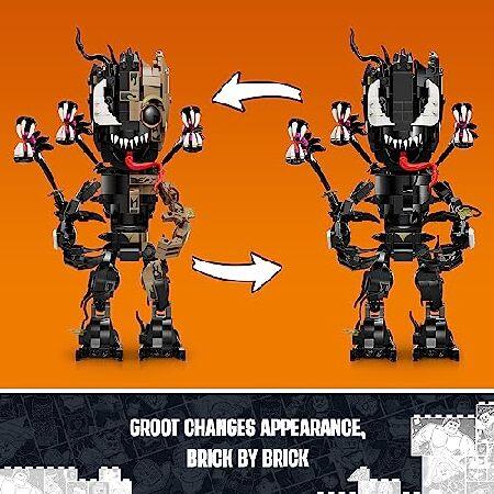 LEGO Marvel Venomized Groot 76249 Transformable Marvel Toy for Play and Display, Buildable Marvel Action Figure for Fans of the Guardians of the Galaxの画像