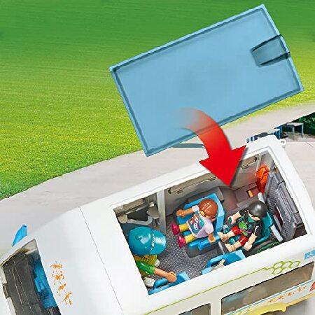 Playmobil City School Bus with Wheelchair Accessible Rampの画像