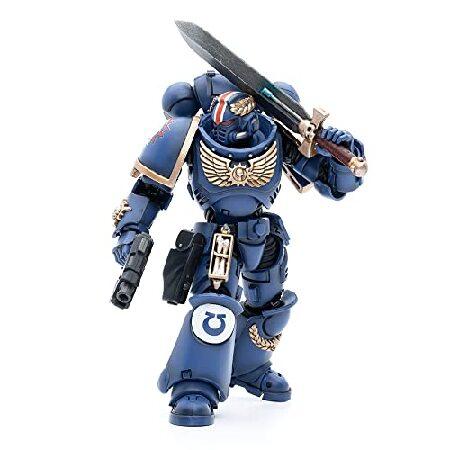 JOYTOY 1/18 Action Figure Warhammer 40k Mecha Joy Toy Model Toys Ultramarines Primaris Lieutenant Argaranthe | 
