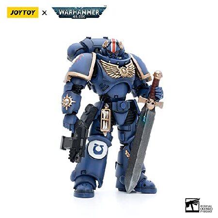 JOYTOY 1/18 Action Figure Warhammer 40k Mecha Joy Toy Model Toys Ultramarines Primaris Lieutenant Argaranthe |  | 01