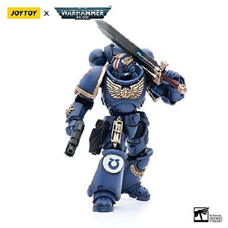 JOYTOY 1/18 Action Figure Warhammer 40k Mecha Joy Toy Model Toys Ultramarines Primaris Lieutenant Argaranthe |  | 02