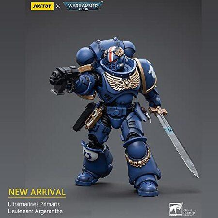 JOYTOY 1/18 Action Figure Warhammer 40k Mecha Joy Toy Model Toys Ultramarines Primaris Lieutenant Argaranthe |  | 04