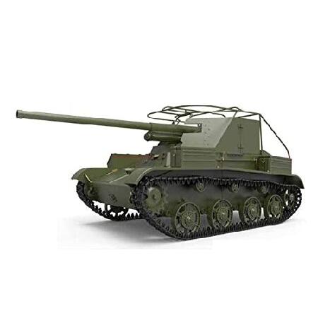 FMOCHANGMDP Tank 3D Puzzles Plastic Model Kits， 1/35 Scale Romanian T-60 TACAM Model， Adult Toys and Gift， 6.2 x 2.7Inchs_1