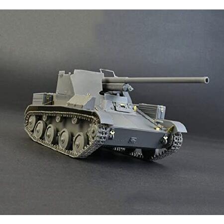 FMOCHANGMDP Tank 3D Puzzles Plastic Model Kits， 1/35 Scale Romanian T-60 TACAM Model， Adult Toys and Gift， 6.2 x 2.7Inchs_3