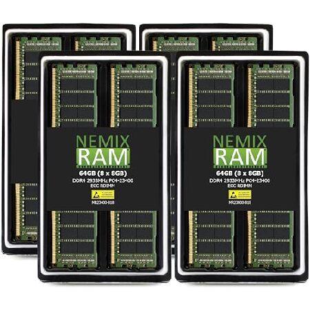 NEMIX RAM 64GB (8X8GB) DDR4-2933 PC4-23400 ECC RDIMM レジスタード