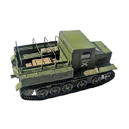 FMOCHANGMDP Tank 3D Puzzles Plastic Model Kits， 1/35 Scale Soviet at-P Artillery Tractor Model， Adult Toys and Gift， 5.1 x 2.9Inchs_1