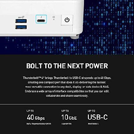 MSI Cubi 5 12M, 0.7L Mini PC, Intel Core i5-1235U, WiFi 6, BT 5.2, Duel LAN, Thunderbolt Type C, Black, Non-OS (12M-015BUS): Cubi 5 (BLK)の画像