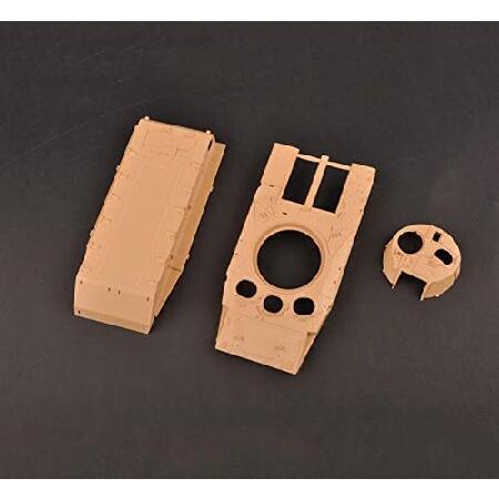 FMOCHANGMDP Tank 3D Puzzles Plastic Model Kits， 1/35 Scale BMP-3 in Cyprus Service Model， Adult Toys and Gift， 8 x 3.8Inchs_5