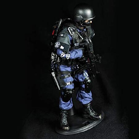 Scakbyer 12インチ アクションフィギュア ミリタリーセット 1/6スケール アクションフィギュアセット 武器とアクセサリー付き NX01 攻撃兵_5