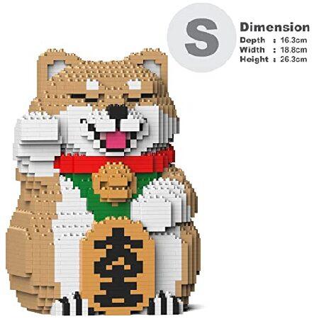 JEKCA ジェッカブロック 福招き柴犬 ベージュ 01S-M01 Sculptor_1