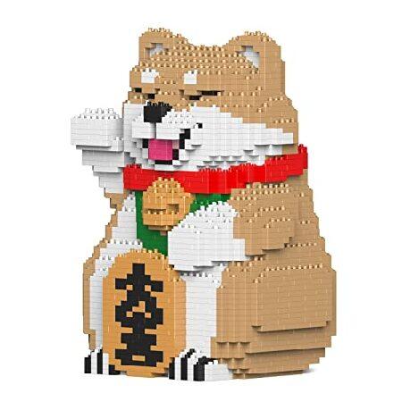 JEKCA ジェッカブロック 福招き柴犬 ベージュ 01S-M01 Sculptor_2
