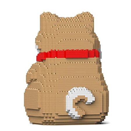 JEKCA ジェッカブロック 福招き柴犬 ベージュ 01S-M01 Sculptor_3