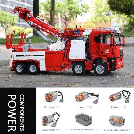 Mould King 17027 ロードレスキュー車両ビルディングブロックキット MOCビルディングブロックセット 8歳以上の子供へのギフトに 大人コレクション愛好家(モータ