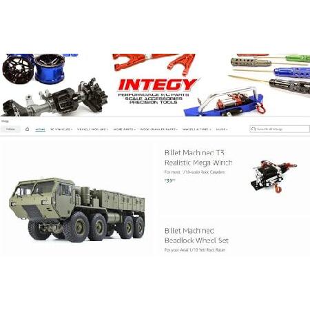Integy RCモデルプレミアムCNC機械加工アルミニウムウィリーバーキット Traxxas X-Maxx 4用に設計の画像