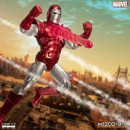 Mezco ONE:12 コレクティブアイアンマン:シルバーセンチュリオン