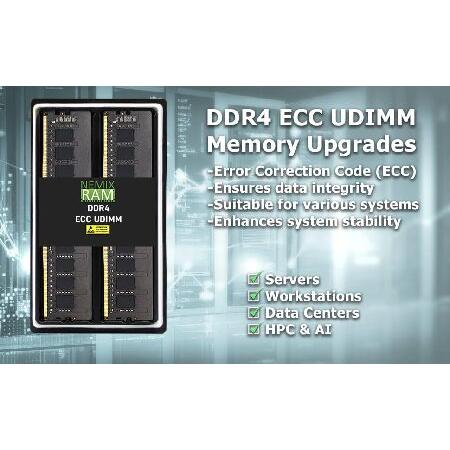 NEMIX RAM 16GB (1X16GB) DDR4 2666MHZ PC4-21300 2Rx8 1.2V CL19 288