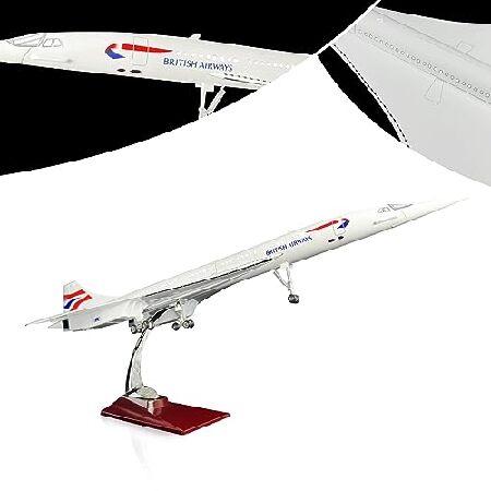 Bswath 大型モデル 飛行機 1:125 Birtish Airways コンコルドモデル