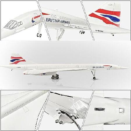 Bswath 大型モデル 飛行機 1:125 Birtish Airways コンコルドモデル