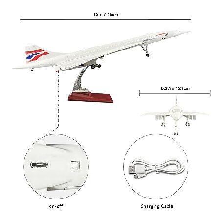 Bswath 大型モデル 飛行機 1:125 Birtish Airways コンコルドモデル