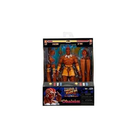 Jada DHALSIM STREET FIGHTER 6" DELUXE COLLECTOR ACTION FIGURE， Toys for Kids and Adults_5