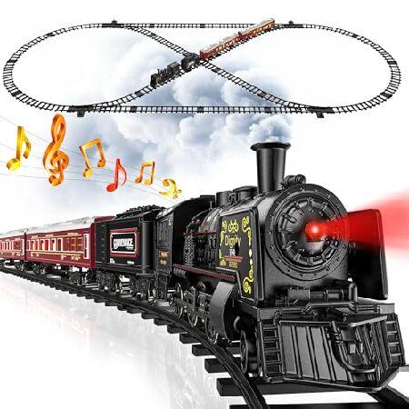 Hot Bee Train Set クリスマスツリートレインおもちゃ 豪華な線路と