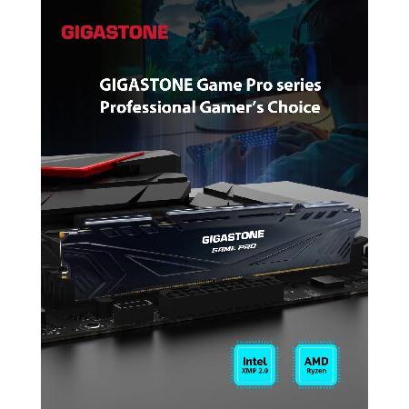 メモリ DDR4】GIGASTONE Game PRO 16GBx2枚 (32GB Kit) DDR4 3200MHz