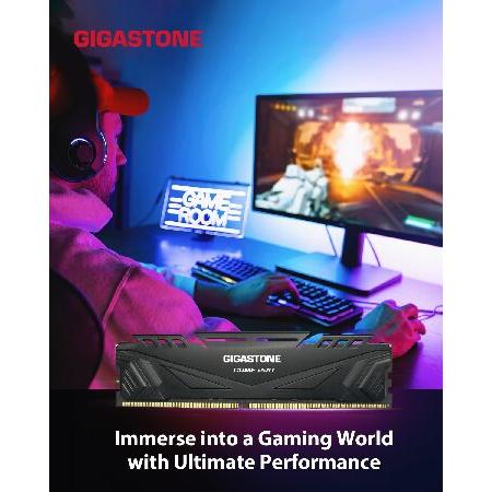 メモリ DDR4】GIGASTONE Game PRO 16GBx2枚 (32GB Kit) DDR4 3200MHz