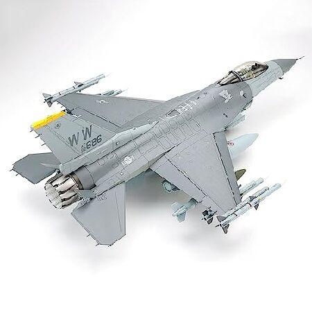FMOCHANGMDP Fighter 3D Puzzles Plastic Model Kits， 1/32 Scale USAF F-16CJ Fighting Falcon Fighter Model， Adult Toys and Gift， 18.6 X 11.8Inchs_2